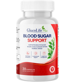 GlucoLife Plus Blood Sugar Support bottle